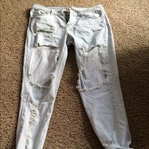 Ripped Boyfriend Jeans