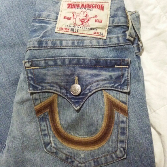 True religion worn once dry cleaned after