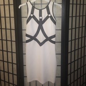 White & Black Dress