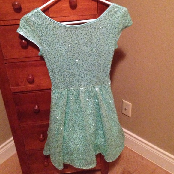 Teal dress
