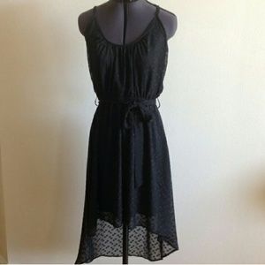 Charming Charlie beautiful black hi low dress sz s