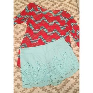 High Waist Lacey Shorts