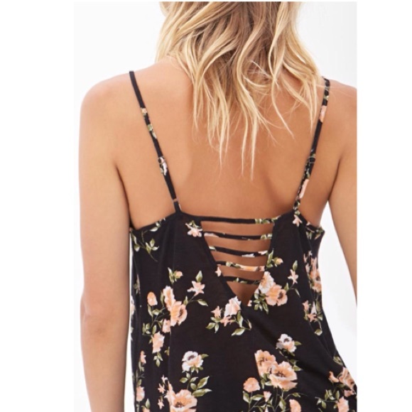 Floral Loose Cami - Picture 2 of 4