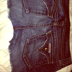 Cutoff Hudson denim shorts