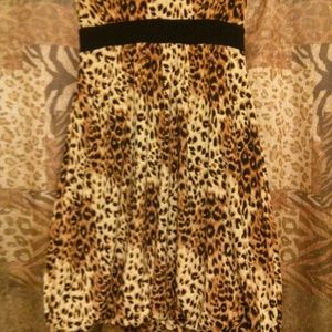 Cheetah print dress