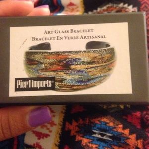 Art glass bracelet