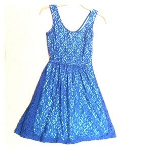 Blue lace Mossimo Supply Co. Dress