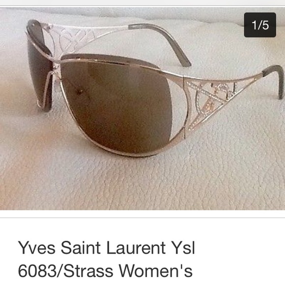 In search of YSL sunglasses purple main image 3