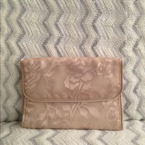 Bath and Body works hanging cosmetic travel purse.