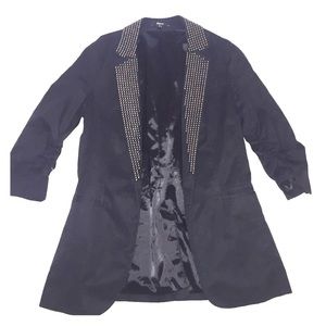Studded Black Blazer