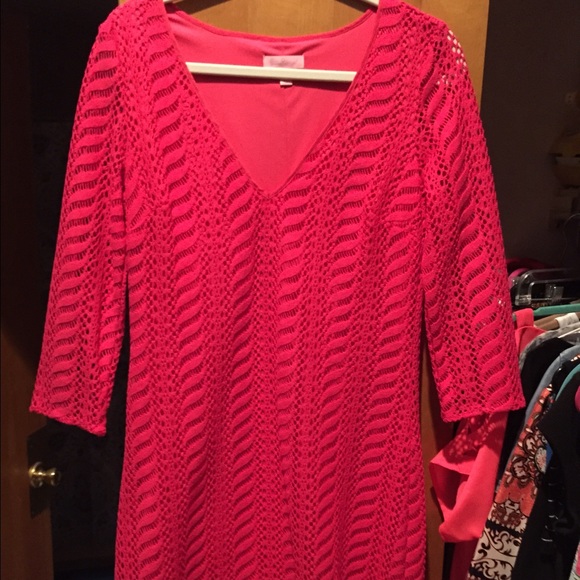 Lilly Pulitzer Seminole knit lace dress
