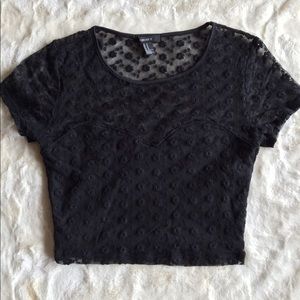 Black Crop Top