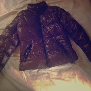 Women's Moncler Puffer Coat Brown Size 2/4