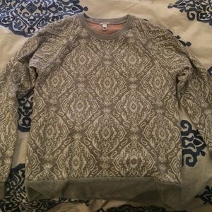 J.Crew patterned sweatshirt