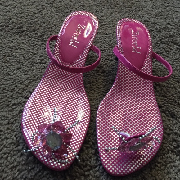 Pink Summer shoes .