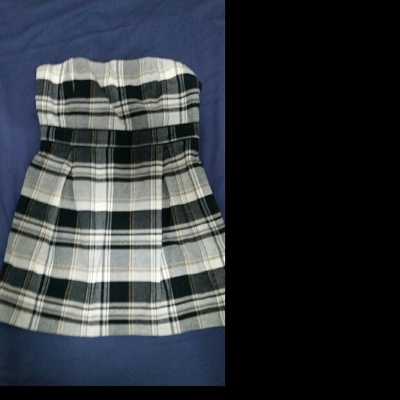 French Connection strapless mini dress