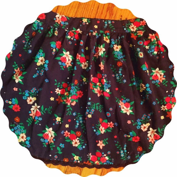 Pleated Skater Skirt