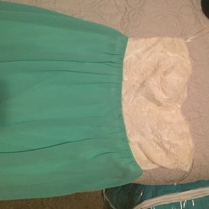 Fun strapless dress!