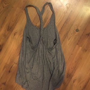 Gray Braided back tank
