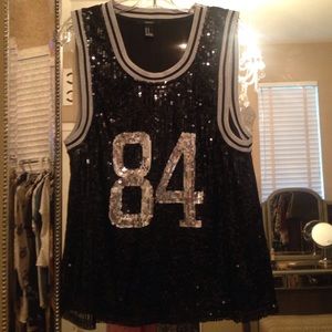 Sequin inspired jersey
