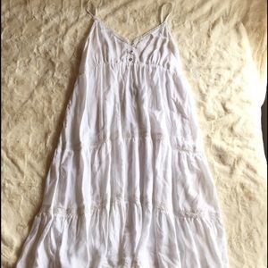 White Eyelet Sun-Dress