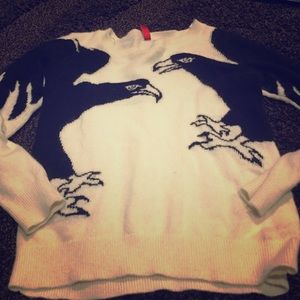 Cozy bird sweater