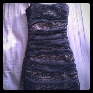 Armani Exchange Body Con Mini Dress-XS