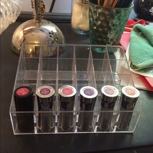 Acrylic clear lipstick holder. Holds 24