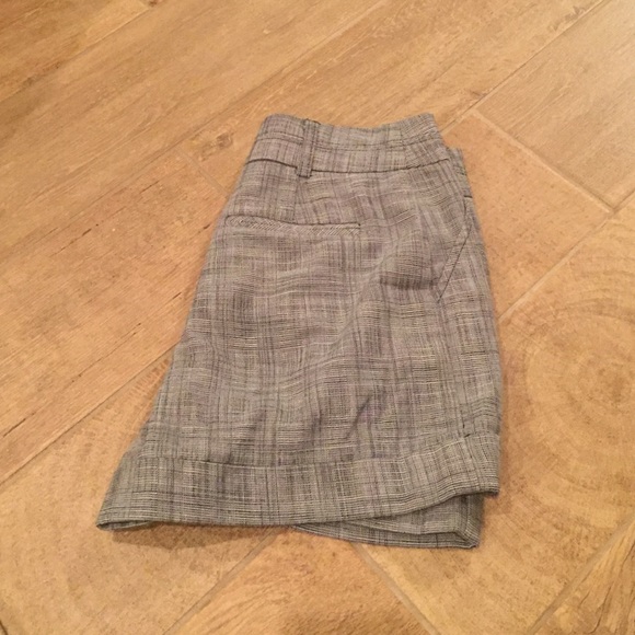 High-waisted shorts