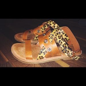Leopard Print Sandals
