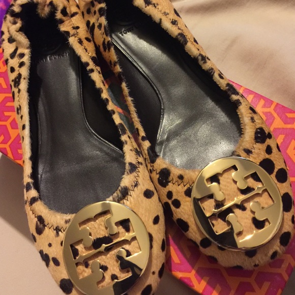 Tory Burch Reva Haircalf flats