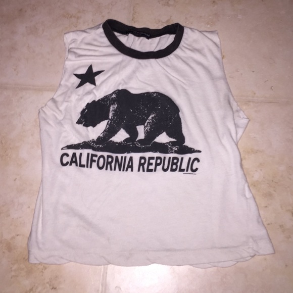 Brandy Melville California republic crop top