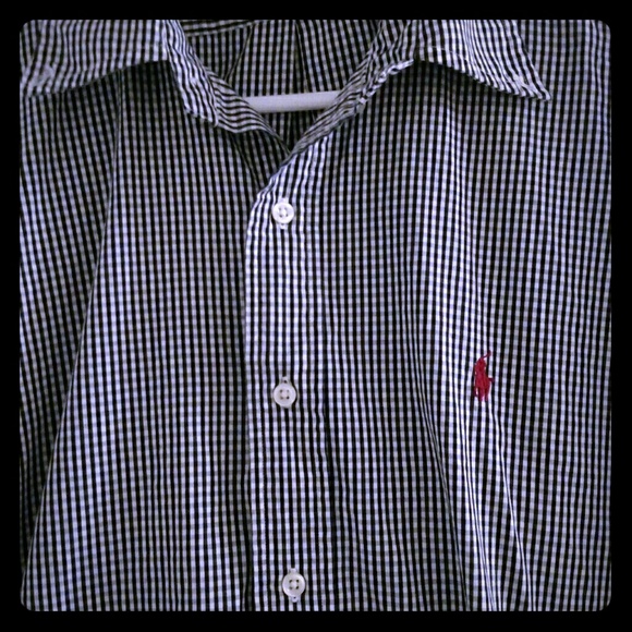 Men's Polo Dress Shirt M