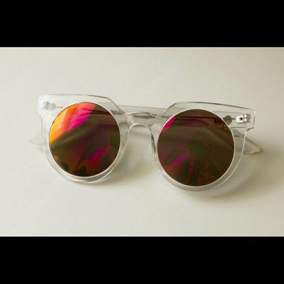 Quay Australia Frankie Clear Frame Sunglasses