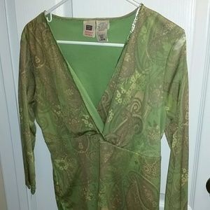 Green blouse size XL