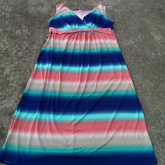 Dresses & Skirts - Rainbow Maxi Dress FlINAL PRICE DROP