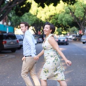 🎉HP🎉Anthropologie Maeve Dutch Yellow Shift Dress