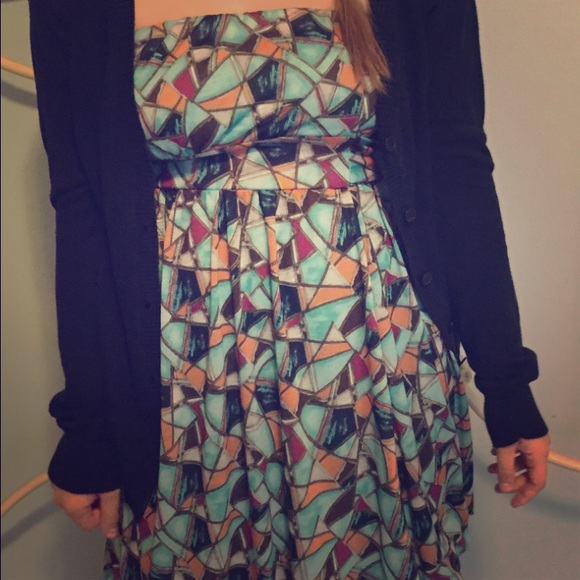 Strapless dress