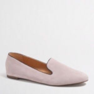 J Crew suede loafers