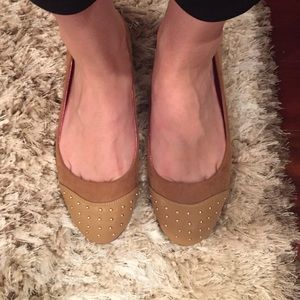 Paris Hilton Tan Flats