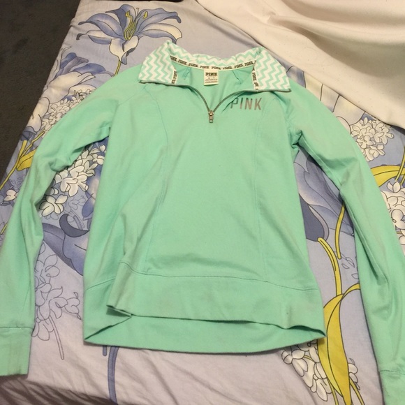 Pink half zip