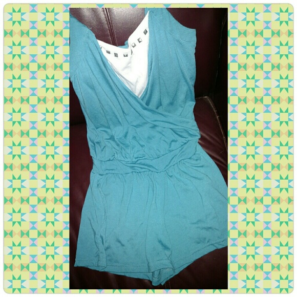 Energie Pants - Turquoise romper