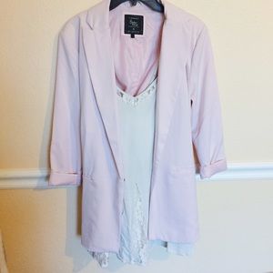 Baby pink boyfriend Blazer 💕
