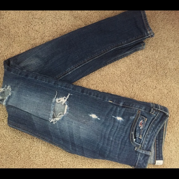 Hollister distressed jeans