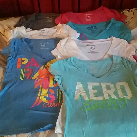*BUNDLE* 6 Aeropostale shirts. Medium