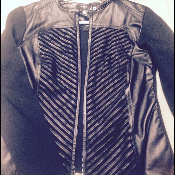 Alfani leather jacket 6P