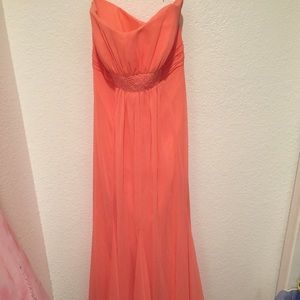David's bridal bridesmaid dress