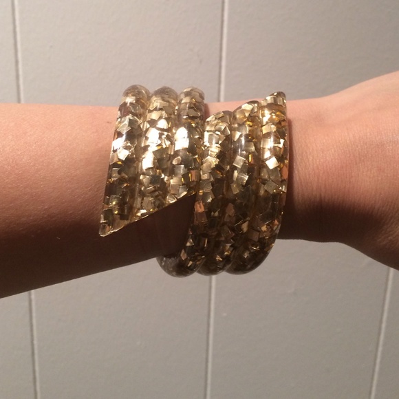 Vintage Glitter Bangle