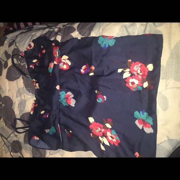 Flowy navy blue shirt