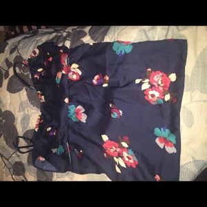 Flowy navy blue shirt